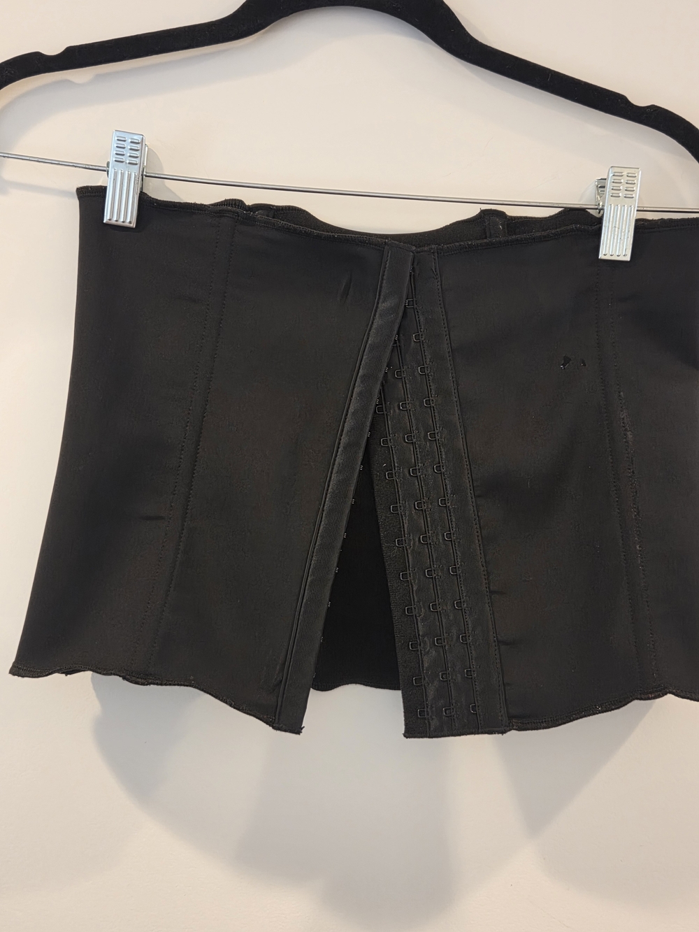 Black  Hook-and-Eye Corset